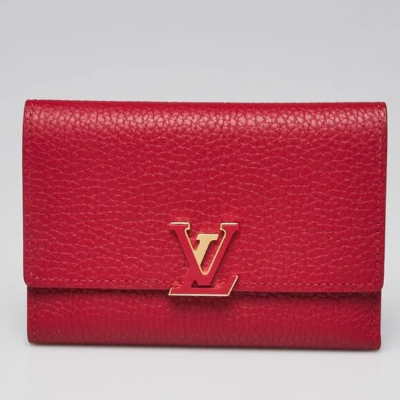 LOUIS VUITTON Portefeuille Capucines Leather Wallet 345-080725 - Picture 1 of 10
